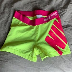 Nike pro spandex shorts. Perfect condition.